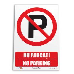 indicator nu parcati no parking